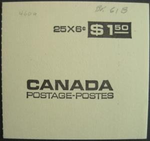 Canada BK61b Booklet