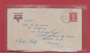 3c Military rate to MIDDLE E. Canadian Army Overseas Canada cover