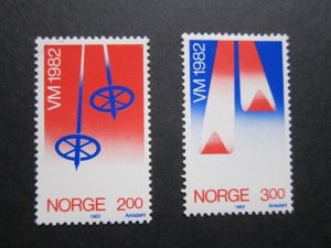 Norway 1982 Sc 798-799 set MNH