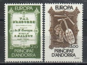 Andorra, French Stamp 337-338  - 85 Europa