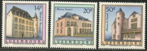 LUXEMBOURG Sc#898-900 1993 Houses Complete Set OG Mint NH