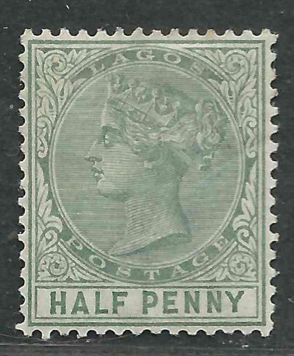 Lagos 13 SG MLH VF 1886 SCV $2.25