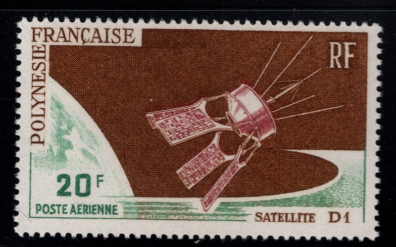 French Polynesia Scott C42 MNH** Satellite D1 Airmail stamp