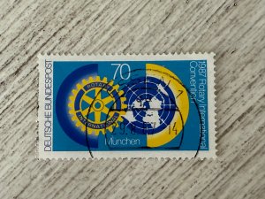 Germany #1511 Used, 70pf, Rotary Intl. Convention, Munich, 2024 SCV $0.40