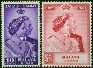 Kedah 1948 RSW Set of 2 SG70-71 Fine LMM