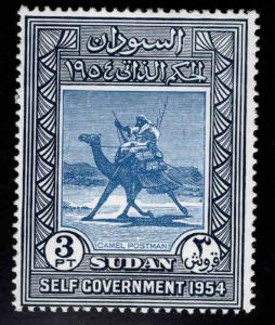 SUDAN Scott 116 MH*1954 Camel postman stamp