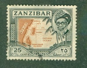 ZANZIBAR 253 USED BIN $1.50