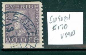 Sweden #170 used 