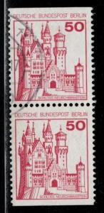 Germany Berlin Scott # 9N396 (2), used, variation from booklet