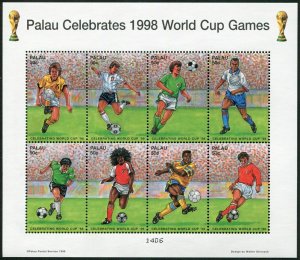 Palau 463 ah,464 sheets,MNH. World Cup Soccer Championships,France-1998.