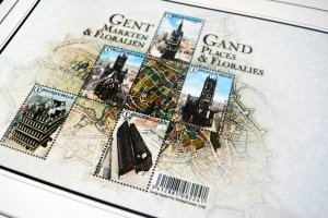 COLOR PRINTED BELGIUM 2011-2020 STAMP ALBUM PAGES (145 illustrated pages)