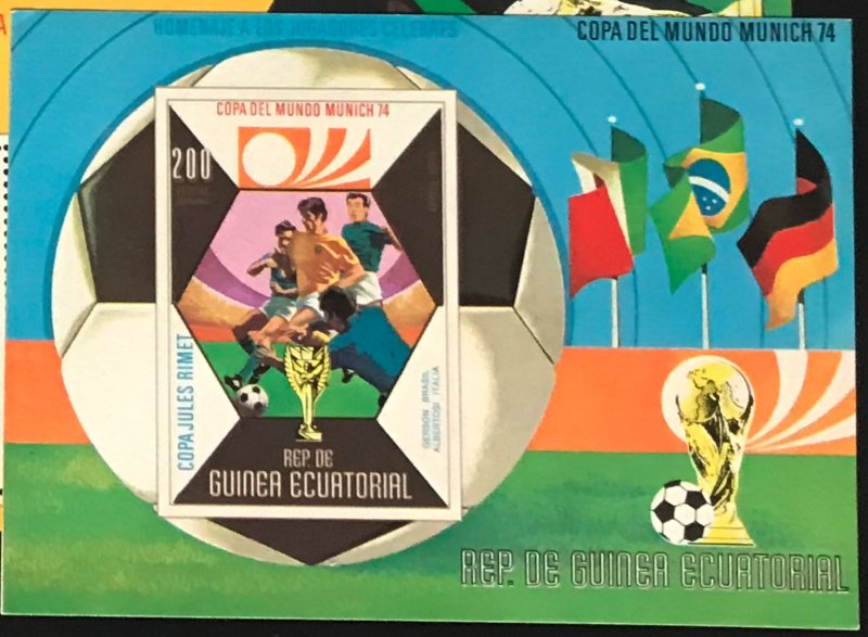 Equatorial Guinea #MiBl87 MNH S/S CV€7.50 FIFA Fußball-Weltmeisterschaft