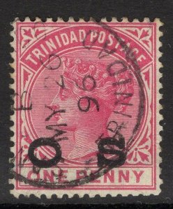 TRINIDAD SGO2 1894 1d CARMINE FINE USED