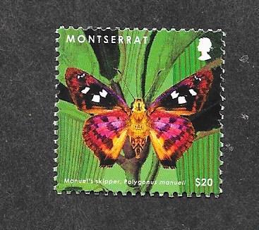 Montserrat 1318 Mint NH Flora Fauna Butterflies!