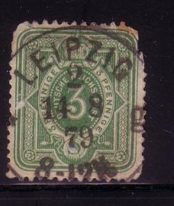 * Germany Sc. # 29 used Pfennige With E 4