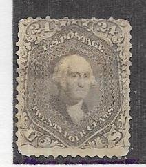 US # 70a 24c Washington brown lilac (U) CV. $325.00