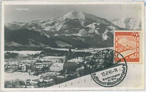 30207 AUSTRIA MAXIMUM CARD, POSTAL HISTORY: Mariazell, Mountain climbing,sky,1948-