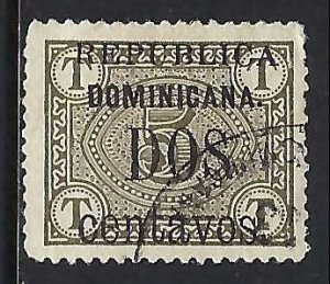 Dominican Republic 171 VFU PROVISIONAL O168-1