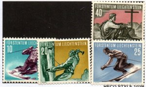 Liechtenstein 289-292 Mint hinged