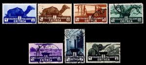 ERITREA #158 & 160-165 COMMEMORATIVES OF 1934 - USED - VF - $18.40 (ESP#9813)