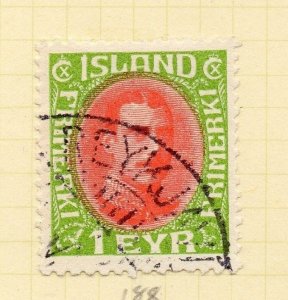 Iceland Frimerki 1931 Early Issue Fine Used 1E. 169560