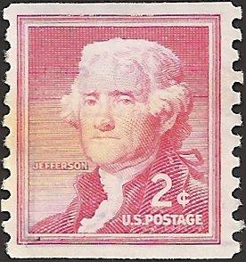 # 1055a DRY PRINT SMALL HOLES TAGGED USED THOMAS JEFFERSON
