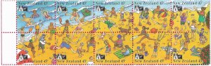 New Zealand 1248 1994  pane 10  VF Mint NH