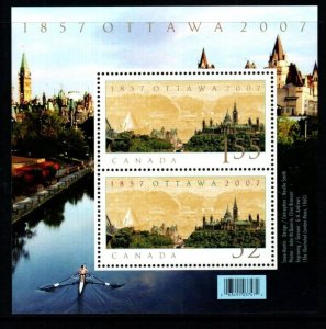 CANADA SGMS2492 2007 150TH ANNIV OF OTTAWA AS CAPITAL OF CANADA MNH