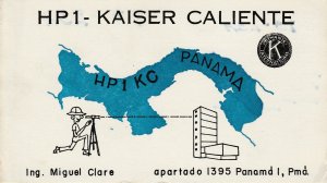 9776 Amateur Radio QSL Card PANAMA