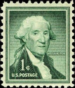 1954 1c George Washington, First President Scott 1031 Mint F/VF NH
