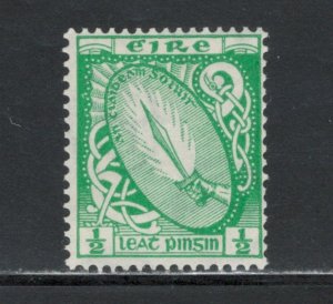 Ireland 1922 Sword of Light 1/2p Scott # 65 MNH