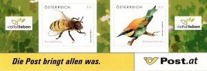 Austria 2216-2217 MNH stamps wildlife animals honey bees bee-eater bird (5)