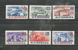 Romania Scott catalogue # C129-C134 Used