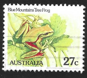 Australia #790 27c Blue Mountains Tree Frog