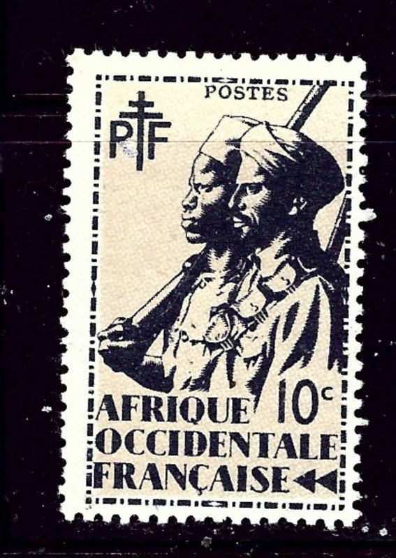 French West Africa 17 MH 1945 issue