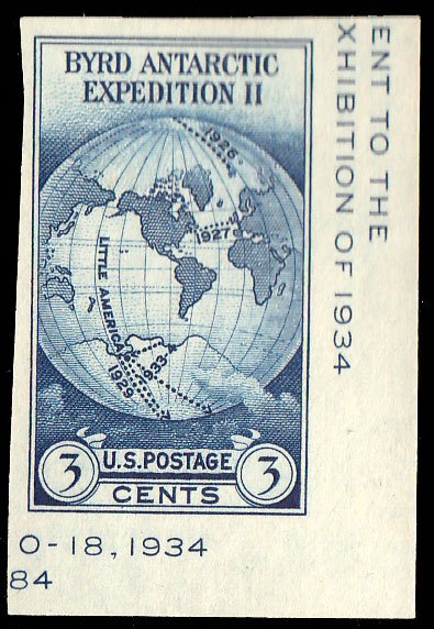 United States Scott 735a Unused no gum as issued.