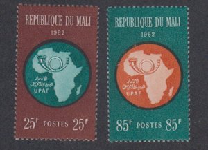 Mali - 1962 - SC 36-37 - MH - Complete set