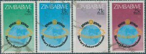 Zimbabwe 1980 SG591-594 Rotary set FU