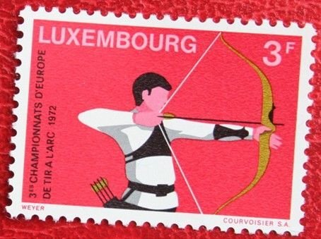 LUXEMBOURG 1972 Archer bow MNH Scott# 514 SG 892