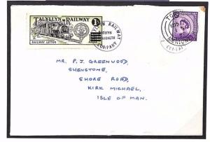 MS1059  1959 GB WALES Towyn Talyllyn Railway ISLE OF MAN Cover 