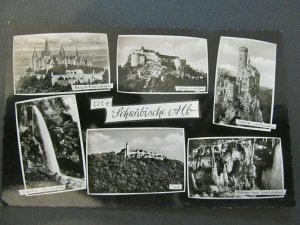 4641 Cartolina Postcard Swabian Album used 250-