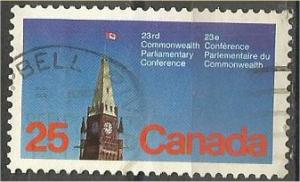 CANADA, 1977, used 25c, Parliament Scott 740