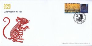 GB 2020 - Generic Smilers - Year of the Rat - Special Postmark Cover # 4 