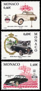 Monaco 2002 Scott #2270-2272 Mint Never Hinged