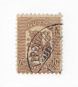 Finland Sc #116  70p  used FVF