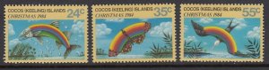 Cocos Islands 122-4 Christmas mnh