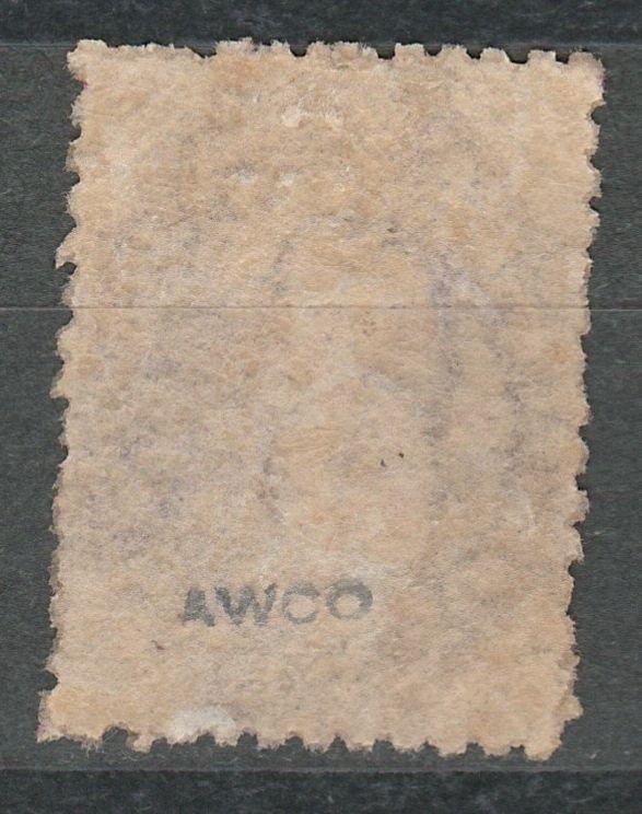 TASMANIA 1871 QV CHALON 6D PERF 11.5