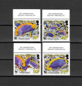 ASCENSION 2007 WWF SG 962/5 MNH