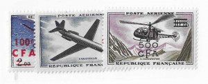 Reunion  Sc #C48-C50  set of 3 airmails NH VF