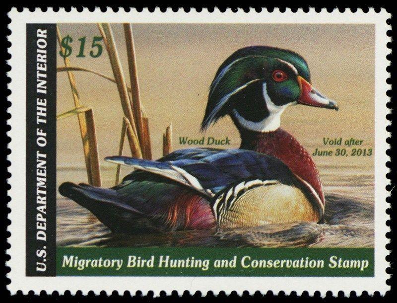 RW79, $15.00 2012 Wood Duck Federal Duck Stamp VF OG NH - Stuart Katz